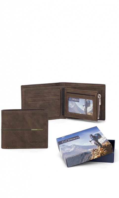 BILLETERA HOMBRE VAN GOGH TOPO C/ GUARDA VERDE