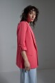 Blazer recto fucsia