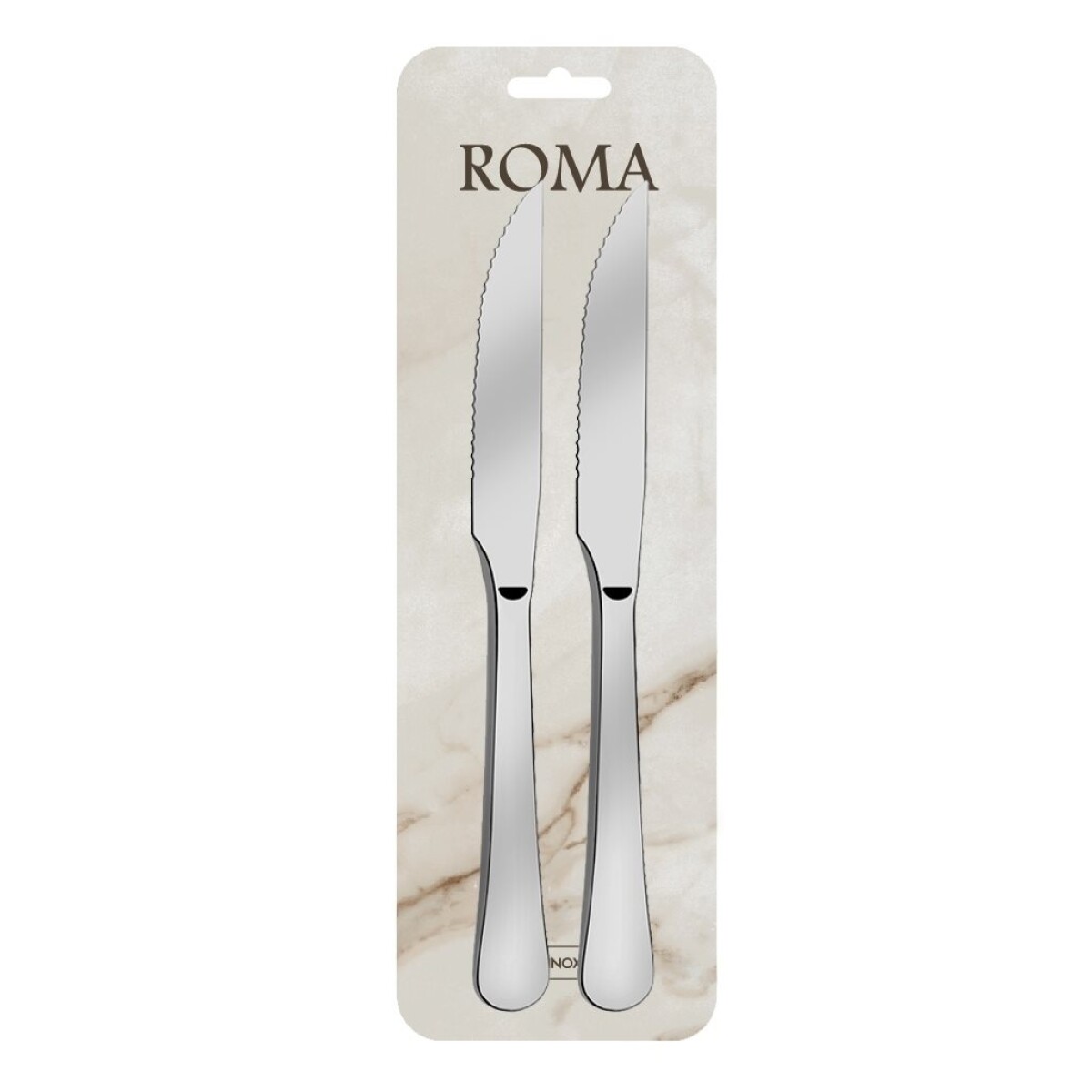 SET X2 CUCHILLO DE CARNE 23CM ACERO ROMA 