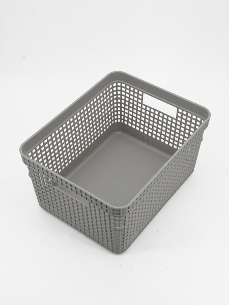 CESTA PLASTICA BEIGE