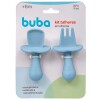 Set x2 cubiertos entrenamiento tope BUBA celeste