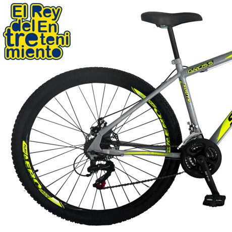 Bicicleta Sport Montaña Rod 29 Frenos Disco 21 Cambio Gris-Amarillo