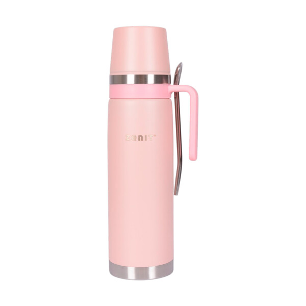 TERMO CON TAPA MATE ROSA 1LT TERMO CON TAPA MATE ROSA 1LT