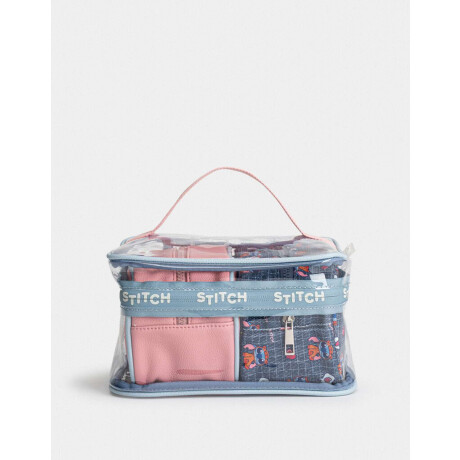 Set De Portacosméticos ''stitch Capybara'' Combinacion Multicolor