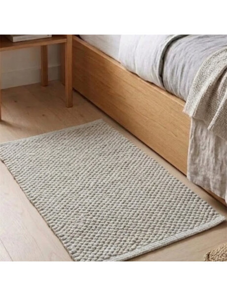 ALFOMBRA ALGODÓN 40X60CM TEXTURA CRUDO ALFOMBRA ALGODÓN 40X60CM TEXTURA CRUDO