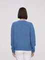 Sweater Allora Azul Grisaceo