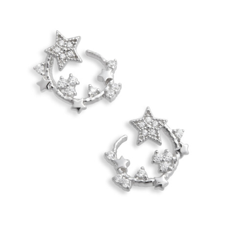 Caravanas Olivia Burton Acero Plata 0