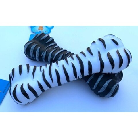 Juguete p/Perros Hueso Cebra 20 cm Juguete p/Perros Hueso Cebra 20 cm