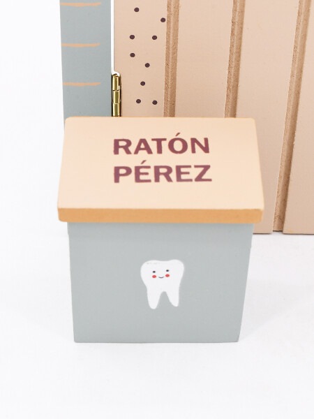 PUERTA RATON PEREZ CON BUZON DIENTE BEIGE
