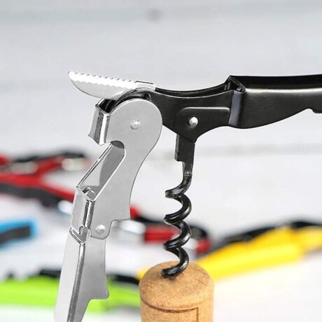 Abridor Sacacorchos Dos Tiempos Acero Inox Abridor Sacacorchos Dos Tiempos Acero Inox