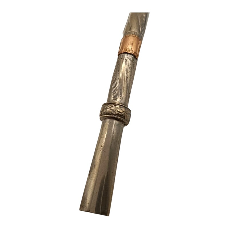 Bombilla criolla - PLATA Y ORO - 28 bmpo28po