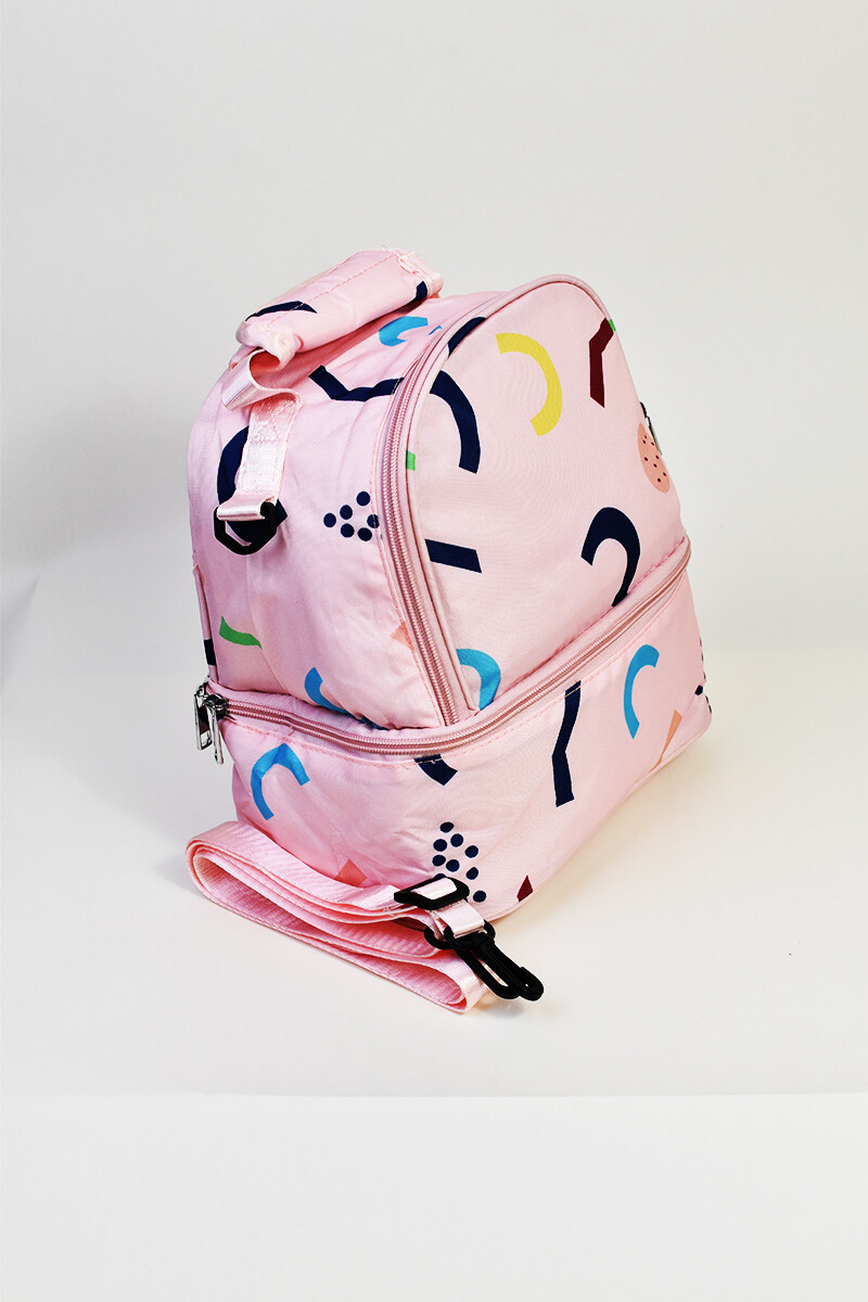 Lunchera Estampada - Rosado 
