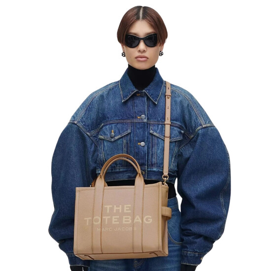 MARC JACOBS - THE MEDIUM TOTE,CAMEL 0