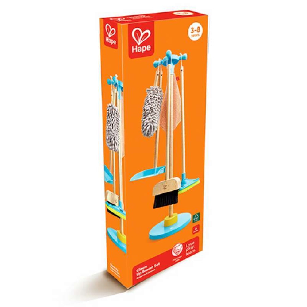 Set juego de limpieza con escoba Hape Set juego de limpieza con escoba Hape