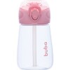 Vaso transparent boquilla BUBA rosa