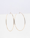 Aros Argollas Metal Argollas De Metal - Dorado