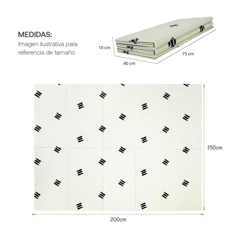 Alfombra Infantil Plegable y Reversible Antideslizante Color: B Alfombra Infantil Plegable y Reversible Antideslizante Color: B