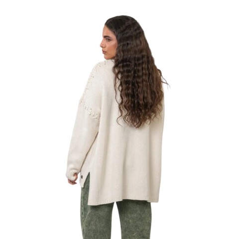 BUZO DAMA S-L BEIGE