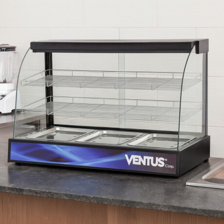Vitrina Curva de Mesa Caliente 15 Kg Vitrina Curva de Mesa Caliente 15 Kg