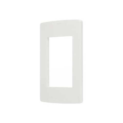 Plaqueta 4 módulos s/bastidor bianco reale Silight SK3154