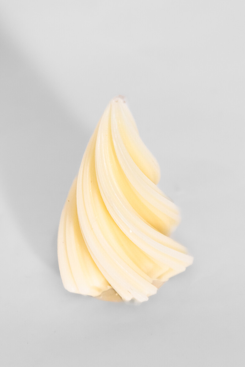 Vela árbol Torneado Grande - Blanco 