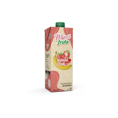 Jugo MAXI Fruta 1Litro PONTEVEDRA BANANA FRUTILLA