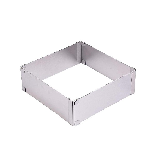 Molde cuadrado ajustable 15-28 cm Molde cuadrado ajustable 15-28 cm