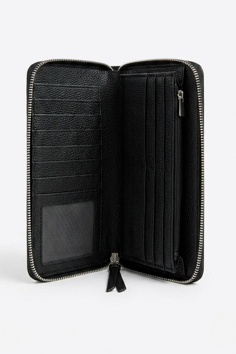 BILLETERA XL CANVA Negro