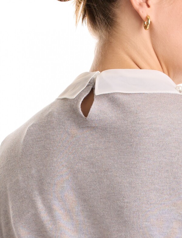 Buzo & Camisa Perlas GRIS