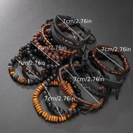 Set Pulsera Hombre X12 Set Pulsera Hombre X12