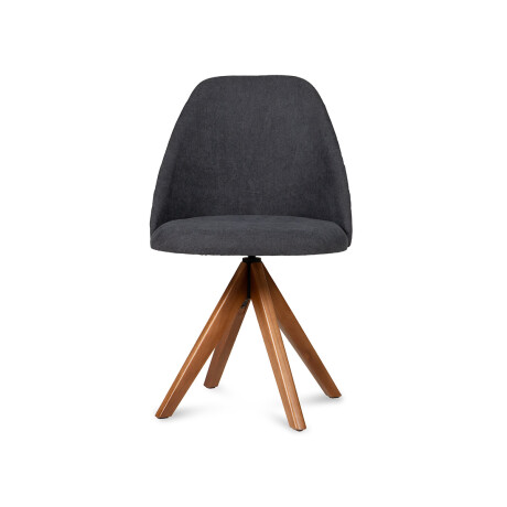 Silla Giratoria Karol 141- Tela Microfibra 227 (Grafito)