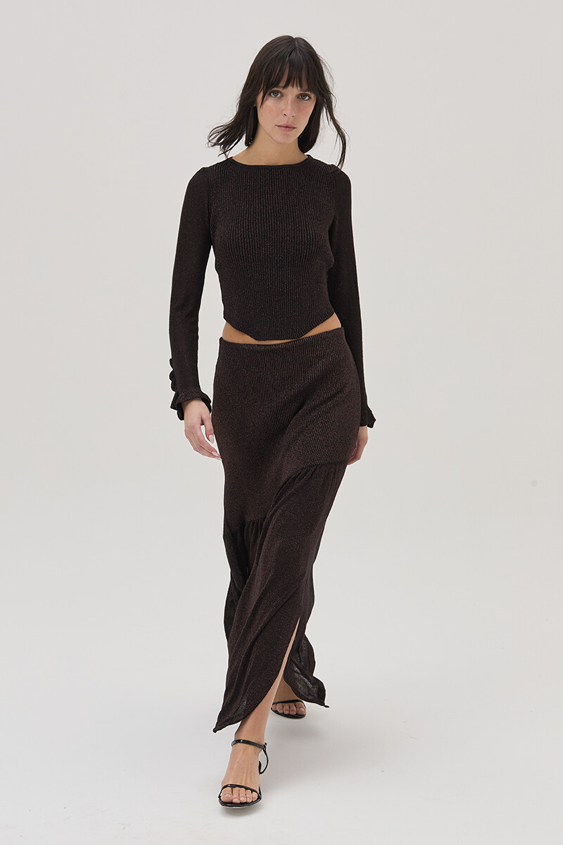 Falda Diane Chocolate