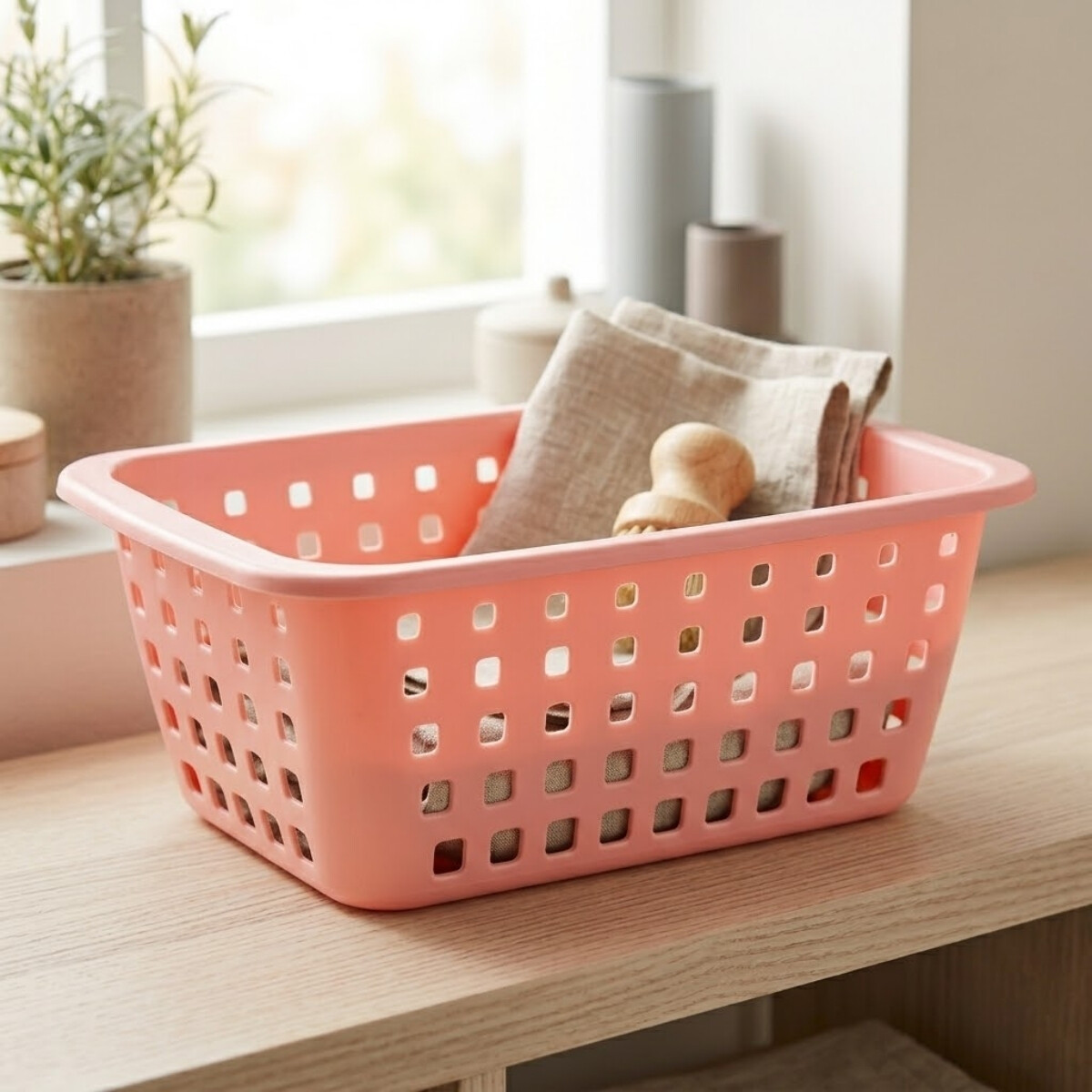 Cesto grande 5,2 lts - ROSADO 