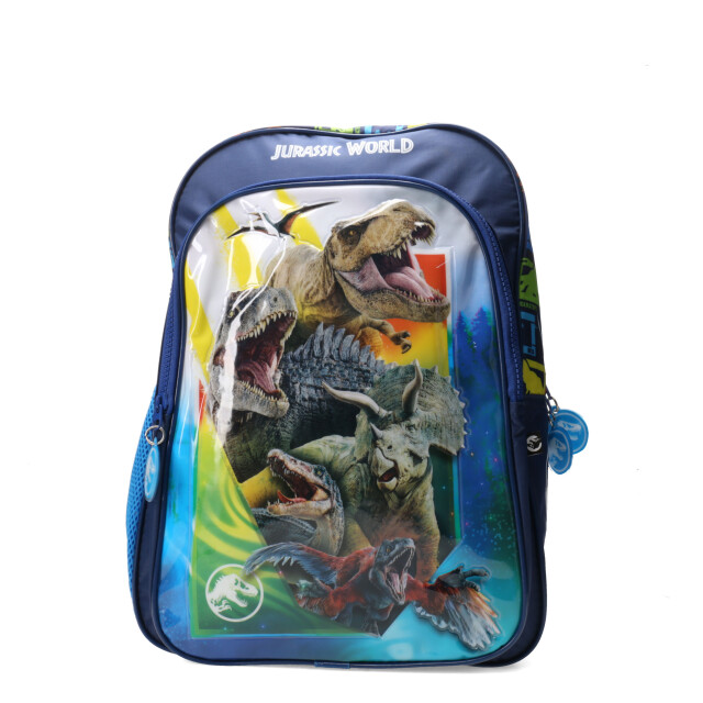 Mochila Jurassic Park 16" Azul Marino - Celeste