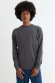 Remera cuello redondo GRIS
