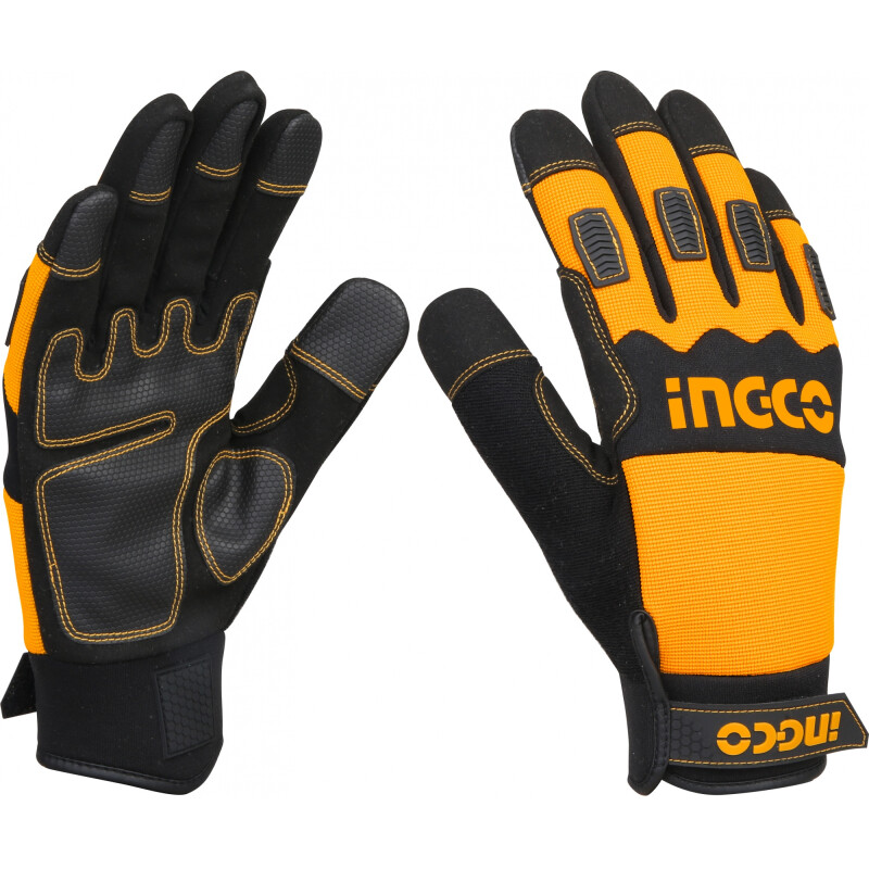 GUANTES MECANICO CUERO Y MICROFIBRA XL INGCO HGMG02-XL GUANTES MECANICO CUERO Y MICROFIBRA XL INGCO HGMG02-XL