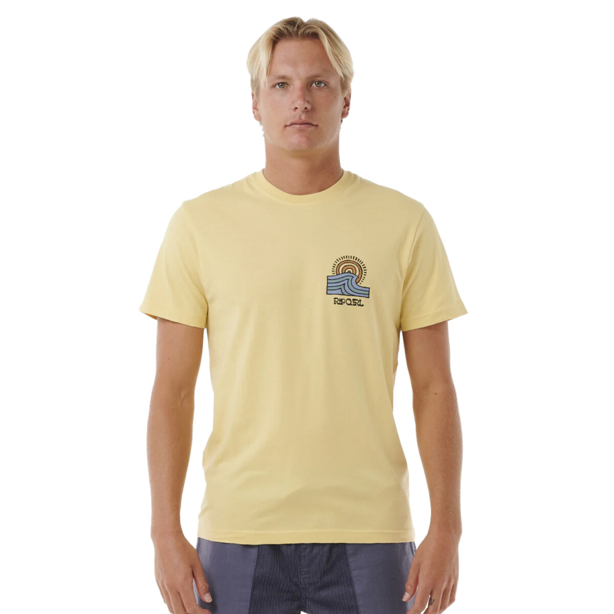 Remera Rip Curl Hazey Tee - Amarillo 