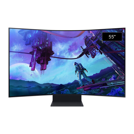 Monitor Gaming Inmersivo Samsung Odyssey Ark 55" 2da Gen 4K Ultra HD Curva 165Hz Black