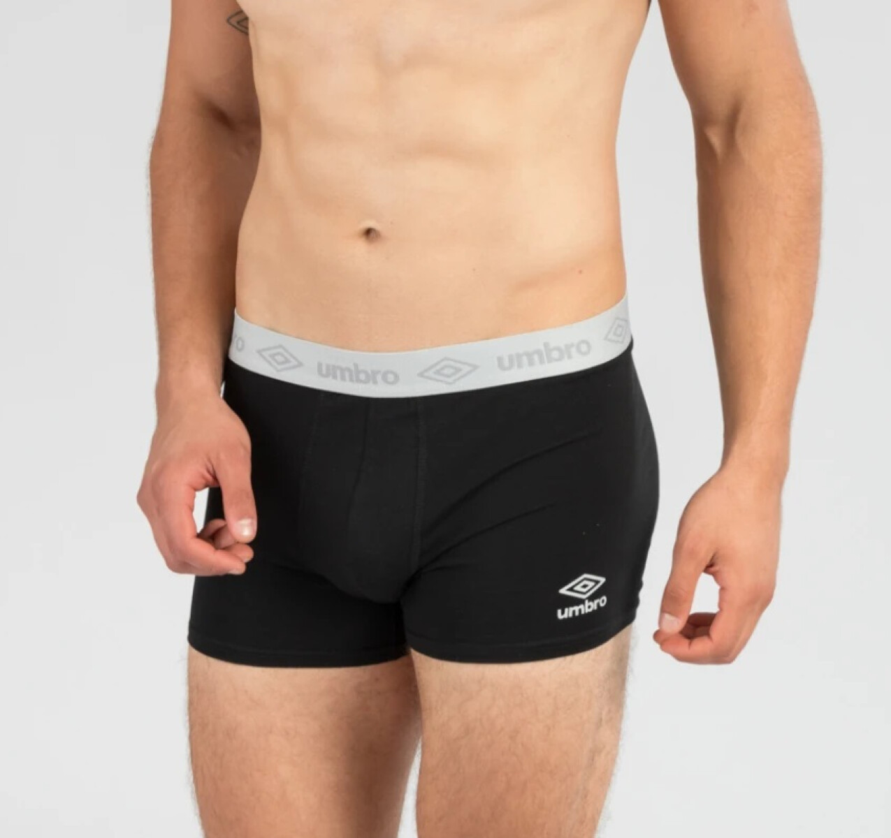 Boxer Algodón y Lycra Umbro Hombre - 002 