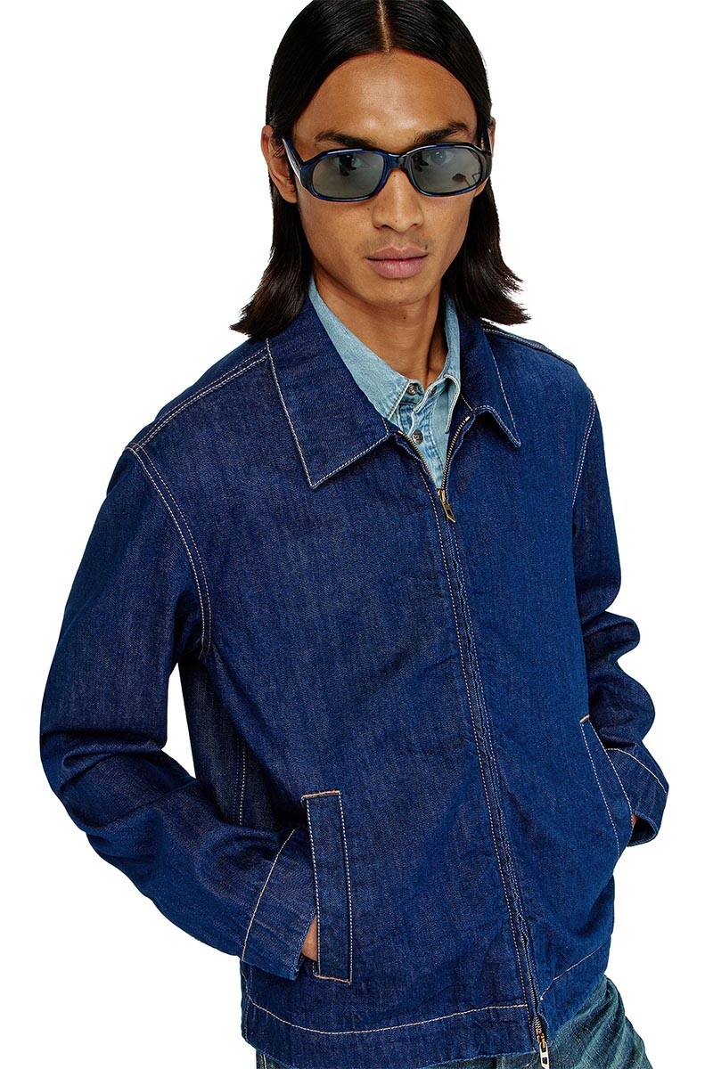 Chaqueta Denim Para Hombre D-Rohe Azul Medio