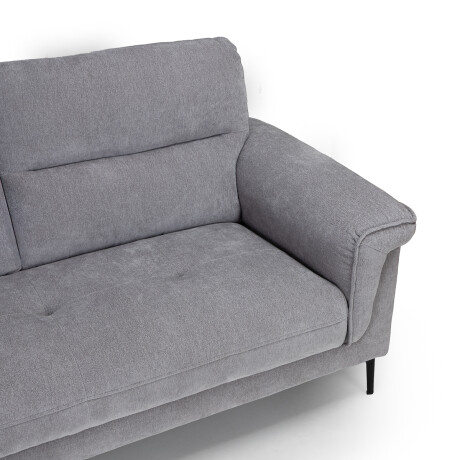 Rinconera Avalon - Tela Microfibra - Chaise Izquierdo 6686-7 Gris