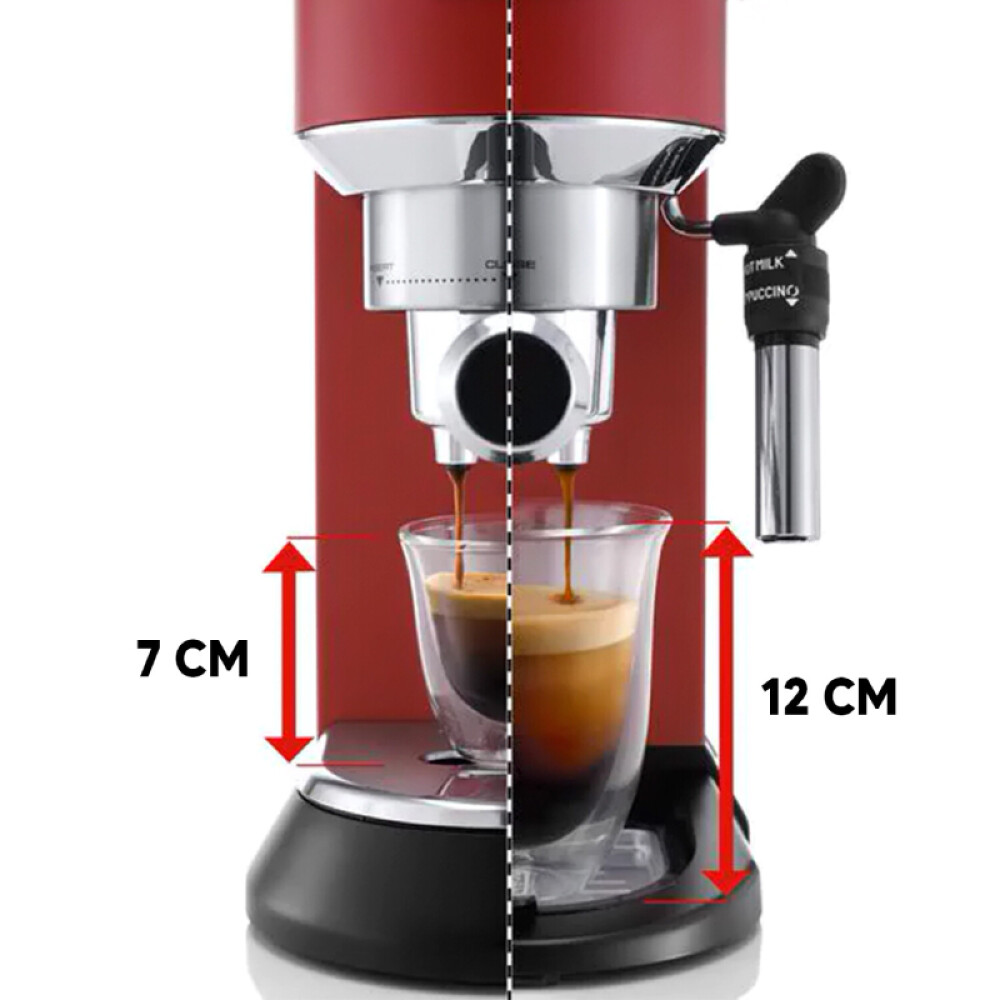 CAFETERA DELONGHI DEDICA ROJA EC685R rojo