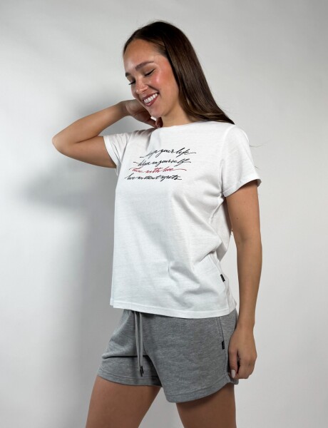 Remera de dama S26147-H Blanco