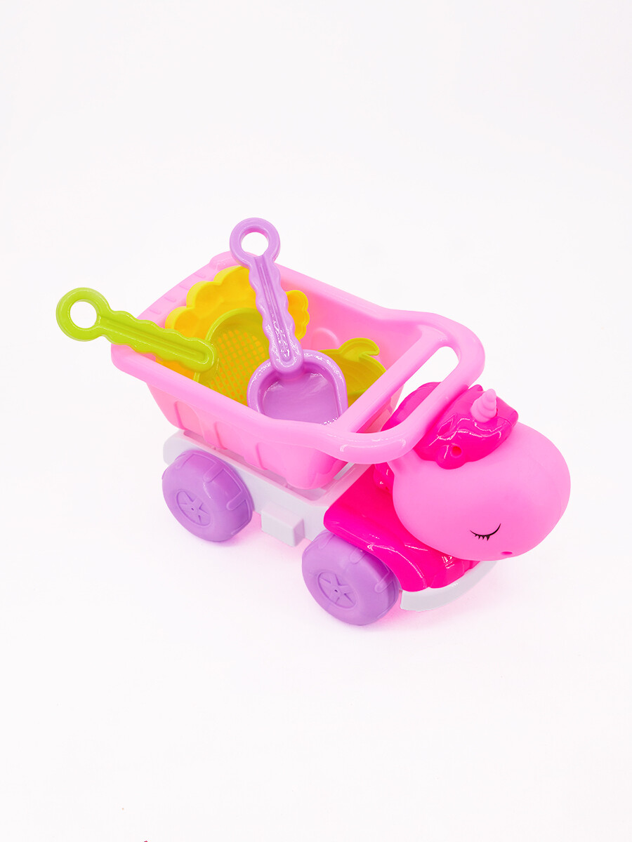 CAMION UNICORNIO CON ACCESORIOS - ROSADO 