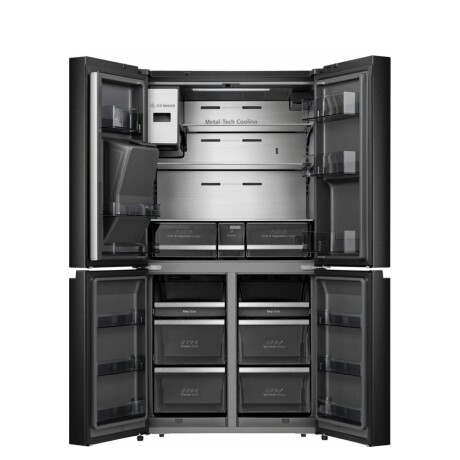 Heladera 4 Puertas Inverter con Smart Screen Negra Hisense RQ697HB Heladera 4 Puertas Inverter con Smart Screen Negra Hisense RQ697HB