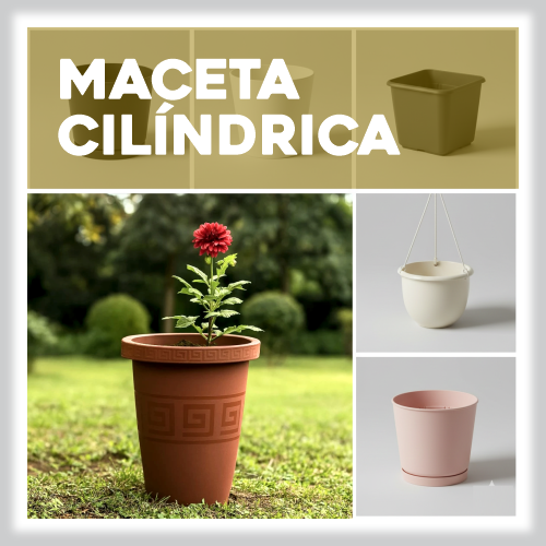 Maceta Cilíndrica