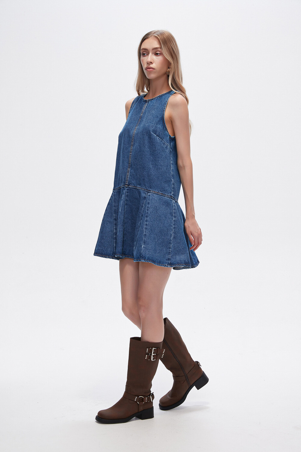 Vestido Suama Azul Medio