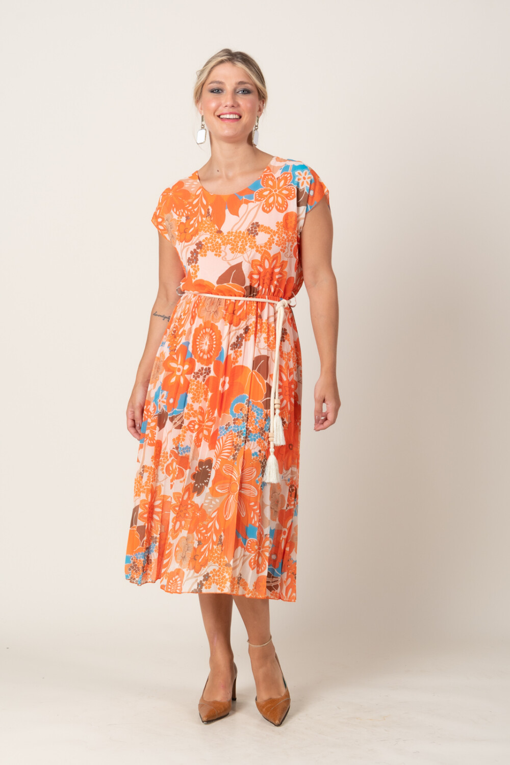 VESTIDO BEATRIZ Naranja