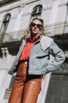 Leather Jeans Crawford Camel