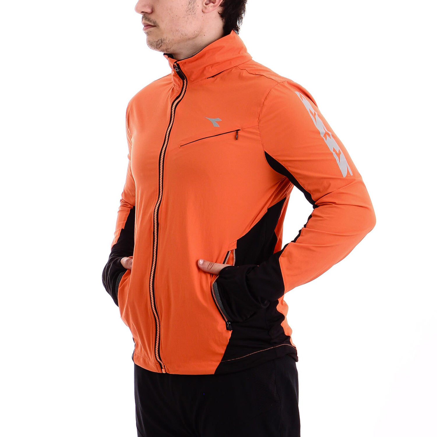 Diadora Bright Wind Lock Jacket Rojo Macri